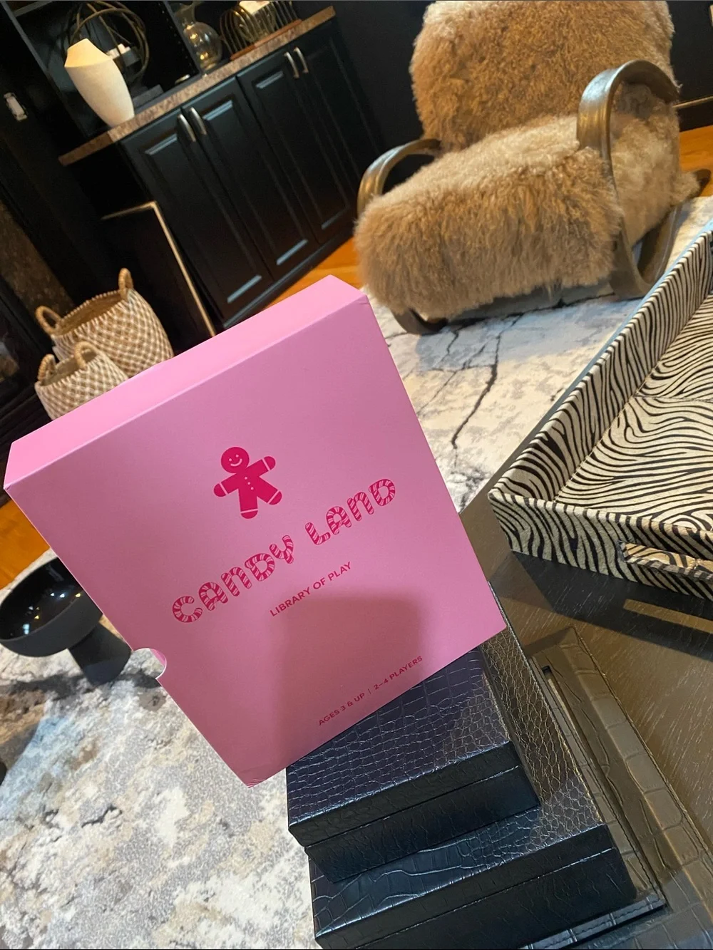 NIB Library of Play Candy Land Board Game Box - Pink